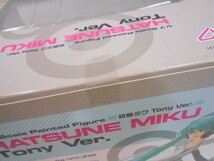 27 送100サ 0401$D20 マックスファクトリー 初音ミク Tony Ver. 1/7フィギュア 未開封_画像3