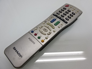 No1☆SHARP テレビのリモコン中古品 GA465WJSA・保証付(送料無料)