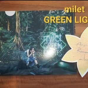 milet 5th anniversary live GREEN LIGHTS 会場で降って来た 花びら＋FC 限定クリアファイル