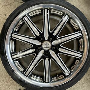 ☆ワーク デュランダル WORK DURANDAL DD4 8Jx19+45 114.3-5H ブラックポリッシュ グリーンランダー 225/35R19 札幌☆の画像2