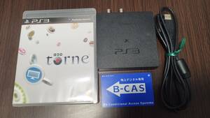 PS3 torne トルネ 本体・B-CASカード・ソフトあり　地上デジタルレコーダーキット