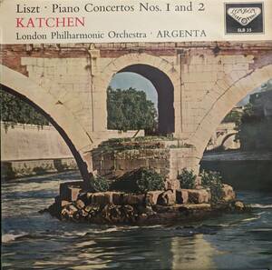 初期LP盤 ジュリアス・カッチェン/アタウルフォ・アルヘンタ/London Phil　Liszt Piano協奏曲1&2番