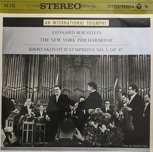 初期LP盤 レナード・バーンスタイン/New York Phil　Shostakovich 交響曲5番 Op47