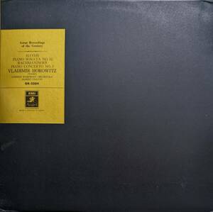 初期LP盤 ウラディミール・ホロヴィッツ/アルバート・コーツ/London Sym　Rachmaninoff Piano協奏曲3番 & Haydn Pianoソナタ52番