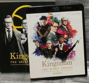 ○【まとめ・同梱可能・１円スタート】　Blu-ray「キングスマン」　コリン・ファース　タロン・エガートン　洋画　ブルーレイ