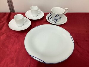 洋食器 まとめ ロイヤルコペンハーゲン レイノー カップ&ソーサー アレッシィ プレート ACBF 中古品