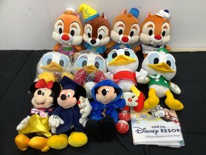 ディズニーリゾート ぬいぐるみ ミッキー ミニー ドナルド チップ&デール まとめ ミッキーの動作確認済 ACBF 中古品