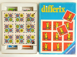 ●○西ドイツ製ボードゲーム「differix」○●絵合わせパズル レトロビンテージアンティーク TO140