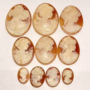 * shell cameo . summarize weight 49.3g* sculpture loose . woman CAMEO accessory S8112