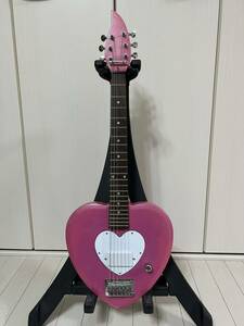 【美品中古】Daisy Rock デイジーロック Heart breaker エレキギター ソフトケース付　レア品　ハート型ギター