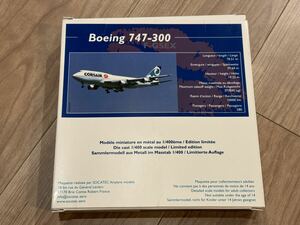 Gemini Jets CORSAIRbo- wing 747-300 1/400