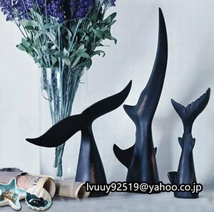 クジラの尾 置物 クジラ 鯨 魚 鮫 サメ フィッシュ フィギュア オーナメント オブジェ アート 海 樹脂 雑貨 小物 インテリア 装飾