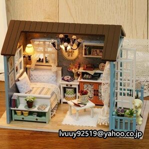 ドールハウス ミニチュアハウス 部屋 手作り DIY おもちゃ 家具キット コレクション ディスプレーの画像6