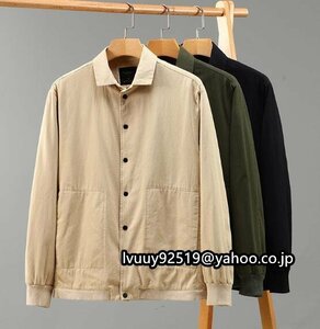 ジャケット　裏フリース　裏起毛ボア　メンズ*新品　ブルゾン　アウター　春秋冬服　トップス　ジャンパー ★3色選択可/M~3XLサイズ