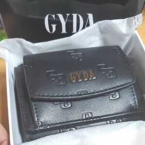 ●GYDA●三つ折り財布●黒●未使用！