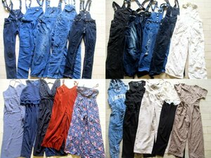 ●オールインワン サロペット オーバーオール 福袋 まとめて まとめ売り 30点 セット 大量 洋服 古着 仕入れ ●14.90