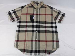 BURBERRY LONDON　バーバリー ロンドン　半袖シャツ　ノバチェック　サイズ160A