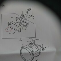 ⑦即決送料込み　未使用品スズキジムニーJA11V　フロントウインカーレンズ左右セット　ウインカーランプターンランプフロントバンパーの中_画像4