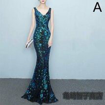 新作 ワンピース ドレス ロング ドレス 演奏会 発表会 結婚式 パーティー イベント_画像2