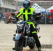 新品 バイクウエアー オートバイ アウター 男性ジャケット 抗UV、通気性、防水性、防風性、反射テープ、耐摩耗性、保護_画像6