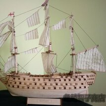 木製 海軍 帆船 組み立てるキット 木材 モデル Diy プラモデル_画像2