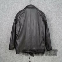 レザージャケット 上品　カジュアル　本革 牛革　高級　ライダースジャケット 　革ジャン Ｓ～4XL　黒_画像3