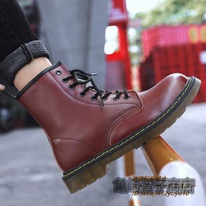  short boots new goods men's boots high class leather shoes original leather Martin boots cow leather leather shoes is ikatto six color 24~28cm selection possible red 27.5cm