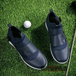  high class goods golf shoes strong grip new goods dial type sport shoes Fit feeling light weight sport shoes elasticity . ventilation . slide navy 24.0cm