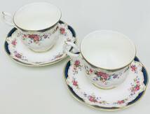 ★　Royal　Bone　China　ロイヤル　ボーン　チャイナ　Fine　Bone　China　★　カップ＆ソーサー　2客セット　★_画像1