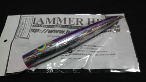 ハンマーヘッド シャラポア 230 スリム 約98g 28F 背黒パープル HAMMER HEAD Sharapoa シャラポワ slim GT ヒラマサ キハダ マグロ 青物