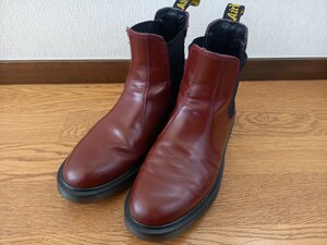 Dr.Martens 2976 UK7 サイドゴア チェルシーブーツ チェリーレッド ドクターマーチン 26cm