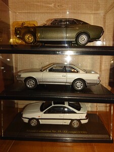日産 ローレル、レパード、NXクーペ ミニカー 3台セット