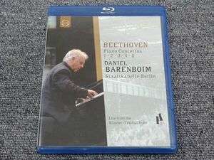 Blu-ray baren boim beige to-ven: piano concerto complete set of works 