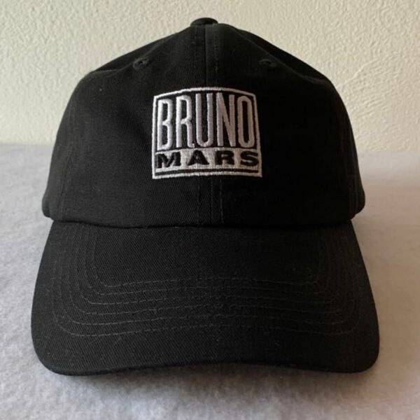 ブルーノマーズ　DAD HAT キャップ　BRUNO MARS CAP ブラック　帽子