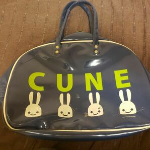 【最終値下げ！】CUNE キューン ボストンバッグ エナメルバッグ