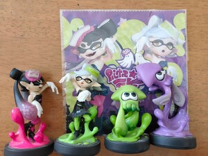 [amibo]s pra toe nsplatoon 4 body + extra set 