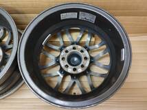 当時物!! 14インチ アルミホイール 2本セット レーシングスパルコ Racing SPARCO 14×6JJ off+40 PCD100 4H _画像9