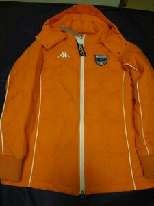 [ new goods unused ]KAPPA ITALIA men's down jacket LL orange water-repellent 