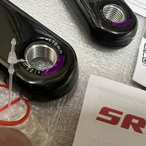 新品 SRAM RED AXS 12速 DUB 50/37 170mm パワーメーター付チェーンリング&カーボンクランクセッ の画像9