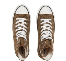 【CONVERSE】AS CHECK HI BEIGE ベージュ系　28cm_画像3