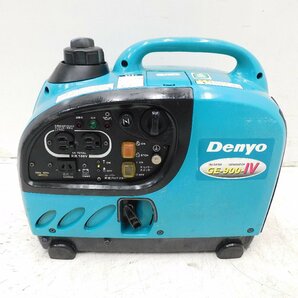 ★1000円スタート売切り！★Denyo インバーター発電機 GE-900SS-IV★軽量★ガソリン★災害★レジャー★中古★T259の画像3