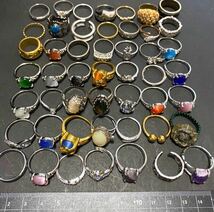 【25】　指輪　リング　アクセサリー　ring 大量セット　まとめ売り　昭和レトロ ジュエリー _画像3