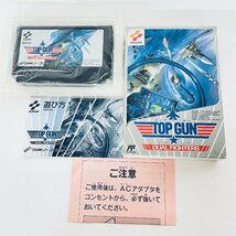 FC ファミコン トップガン　デュアルファイターズ ソフト 箱説付 起動確認済_画像1