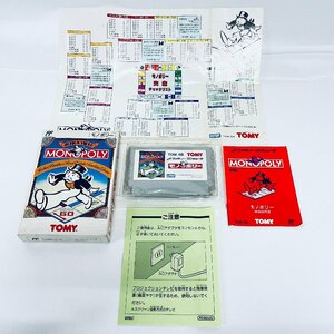 1円～ FC ファミコン モノポリー ソフト 箱説付 起動確認済