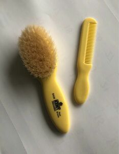 未使用　KENT　ケント　ベビーエクストラソフトヘアブラシ&ハンドメイドコーム　BA28