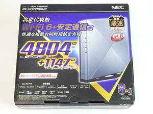 NEC Aterm WX6000HP PA-WX6000HP ルーター Wi-Fi6 IPV6 プレミアムモデル