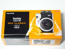 【新品未開封品】FUJIFILM 富士フィルム instax mini90 NEO CLASSIC 黒色 ブラック チェキ インスタントカメラ ネオクラシック_画像1