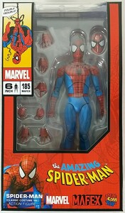 【新品 未開封】MAFEX No.185 SPIDER-MAN/スパイダーマン（CLASSIC COSTUME Ver.）