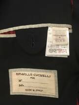 003　ブルネロクチネリBRUNELLO CUCINELLIのサマートラベルジャケット　サイズ48　中古品_画像5