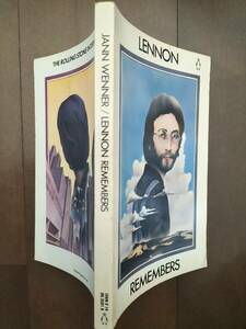 ★[洋書]ジョン・レノン『LENNON REMEMBERS』USA 1971年 未使用！良品！即決！